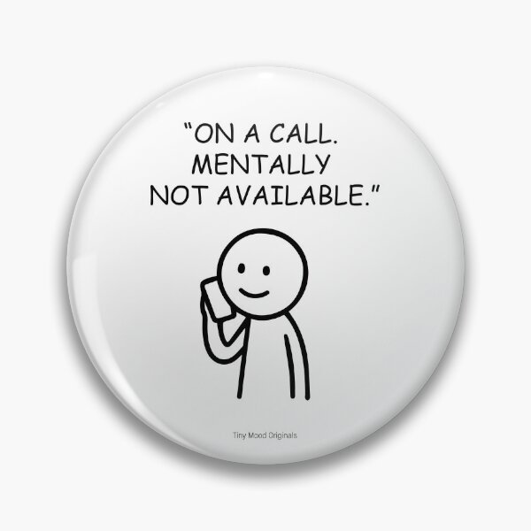 Item preview, Minimalist Stick Figure on Phone – Relatable Life Humor designed and sold by eivicraft.