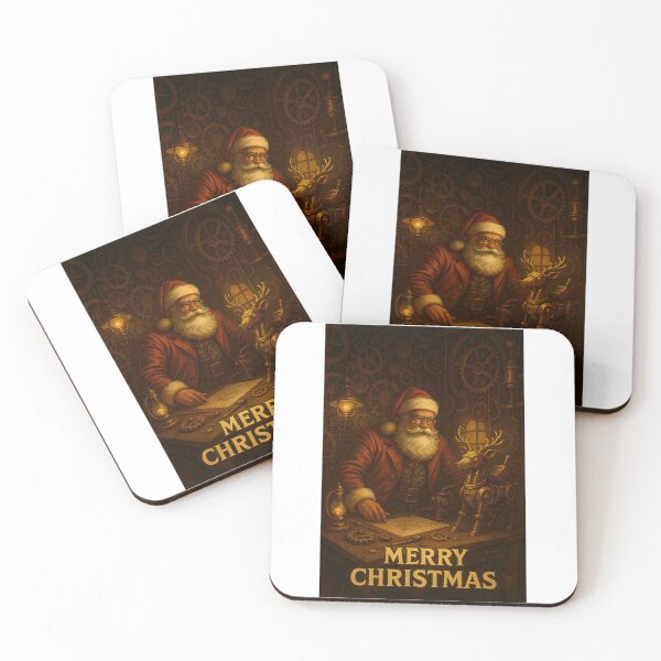 Item preview,  Steampunk Santa — Mechanical Reindeer Workshop designed and sold by Les-Ink-Studio.