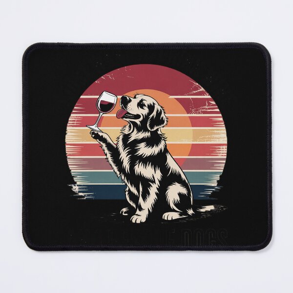 Item preview, I Just Want To Drink Wine And Rescue Dogs designed and sold by RuthGAArt.
