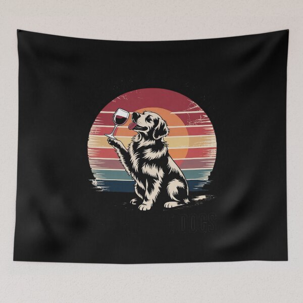 Item preview, I Just Want To Drink Wine And Rescue Dogs  designed and sold by RuthGAArt.