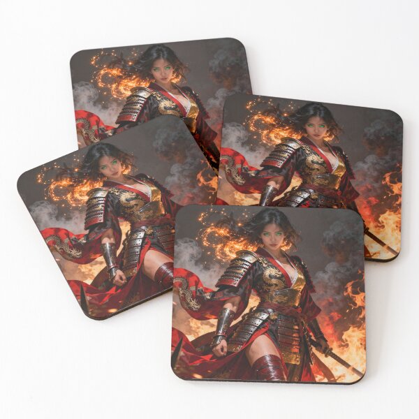 Item preview, Mariko – Warrior of Smoke and Sparks designed and sold by InkloreCulture.