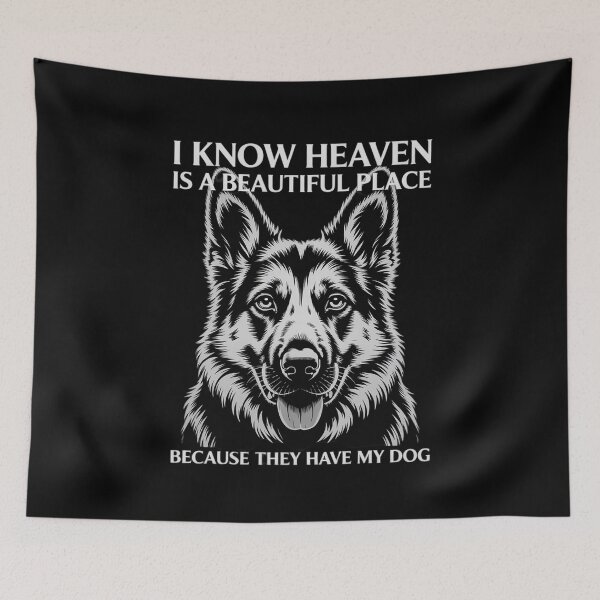 Item preview, I Know Heaven Is A Beautiful Place Because They Have My Dog  designed and sold by RuthGAArt.