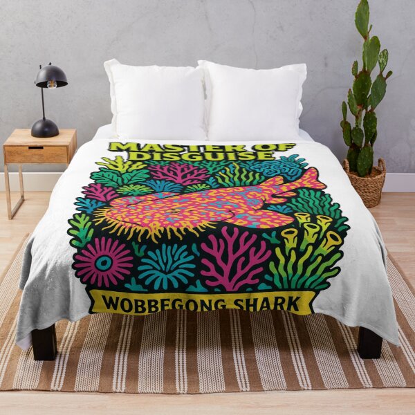 Item preview, Coral-Camouflage Wobbegong Shark designed and sold by WildlifeInc.