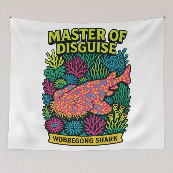 Item preview, Coral-Camouflage Wobbegong Shark designed and sold by WildlifeInc.