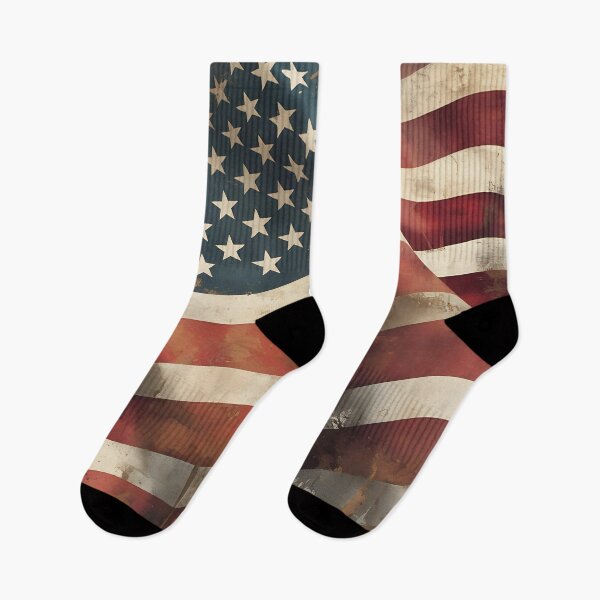 Item preview, Vintage American Flag – Rustic Grunge USA Design designed and sold by SamartkitDesign.