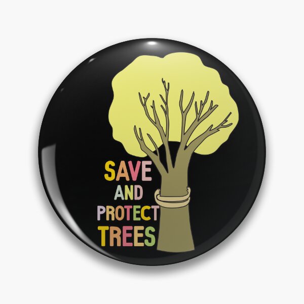 Item preview, Environment slogan Save and Protect trees designed and sold by Innet.