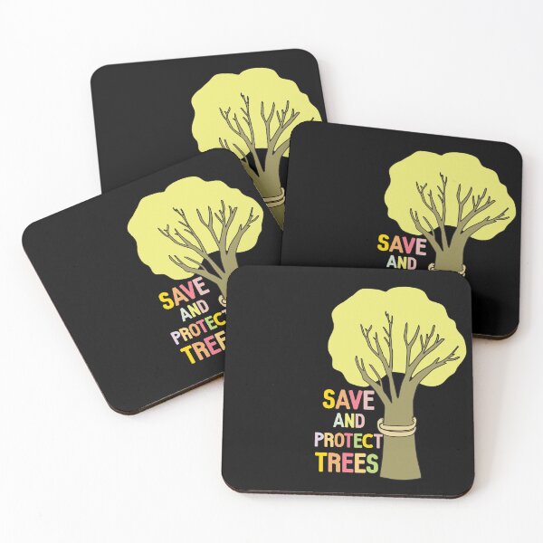 Item preview, Environment slogan Save and Protect trees designed and sold by Innet.