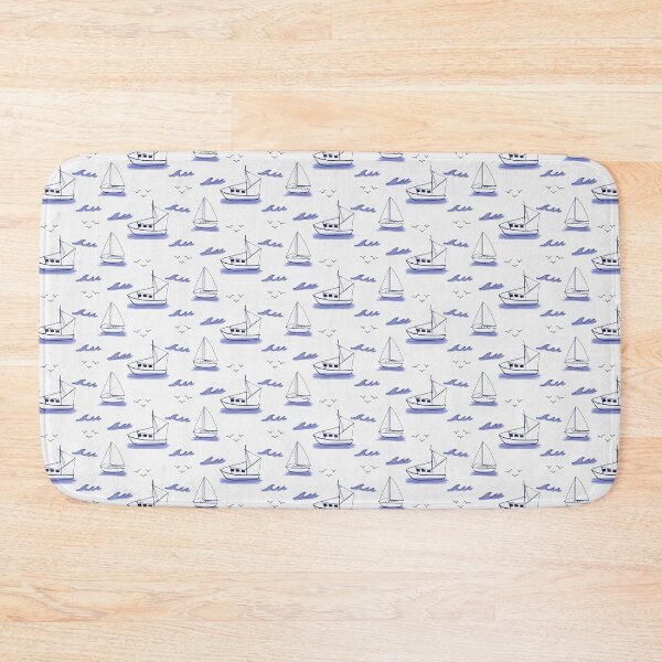 Item preview, Set Sail Pattern in White designed and sold by designsbyklm.