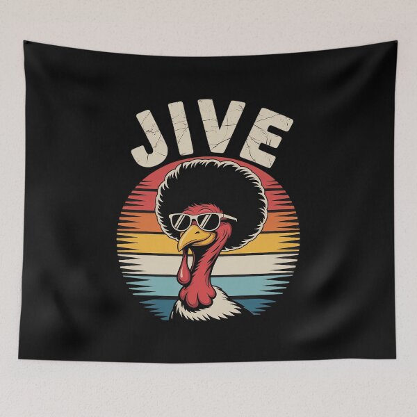 Item preview, Jive Thanksgiving Turkey Day Funny Face Vintage Style  designed and sold by RoyTill0Art.