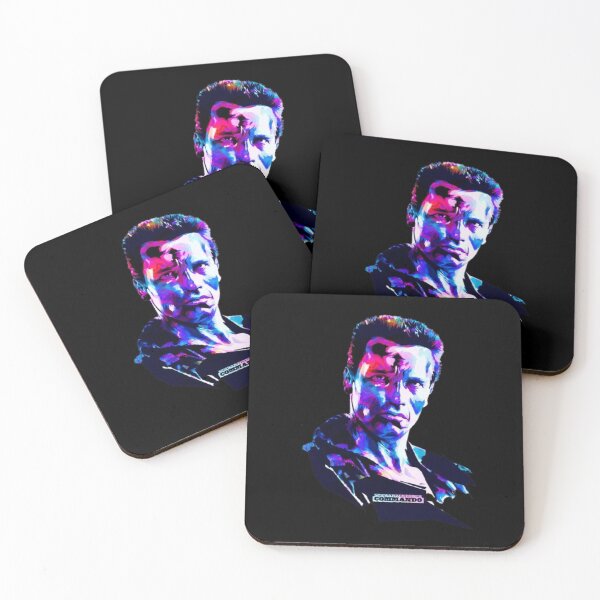 Item preview, Neon Commando – Stylized 80s Portrait designed and sold by Wawan35200.