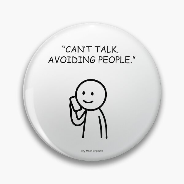 Item preview, Minimalist Stick Figure on Phone – Relatable Life Humor designed and sold by eivicraft.