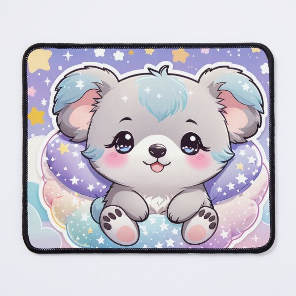 Item preview, Kawaii Sleepy Koala – Cute Pastel Bedtime Koala Sticker designed and sold by Visualynx.