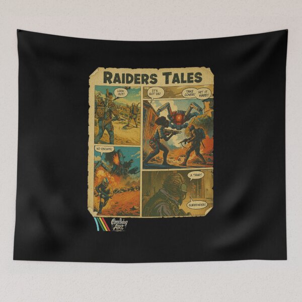 Item preview, Raiders Tales – Vintage Comic Style Arc Raiders Action designed and sold by Closeddog.