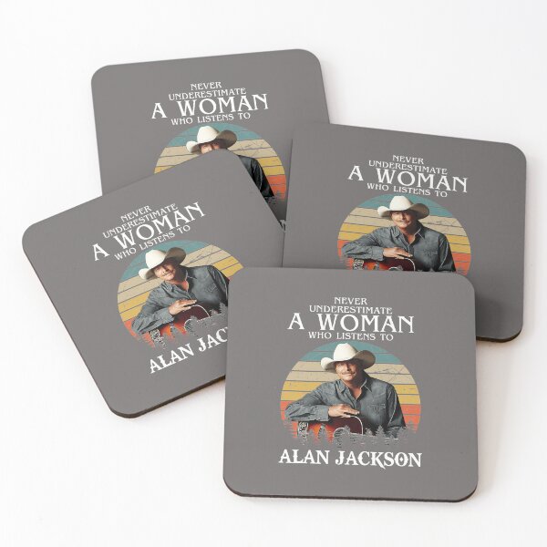 Item preview, NEVER-UNDERESTIMATE-A-WOMAN-WHO-LISTENS-TO-JACKSON designed and sold by FlorianSchweize.