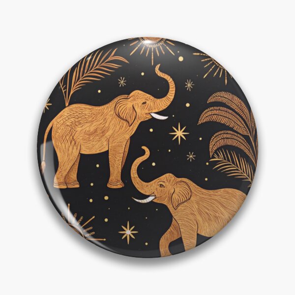 Item preview, Elephants with trunk up patterns  designed and sold by Lucky 777.