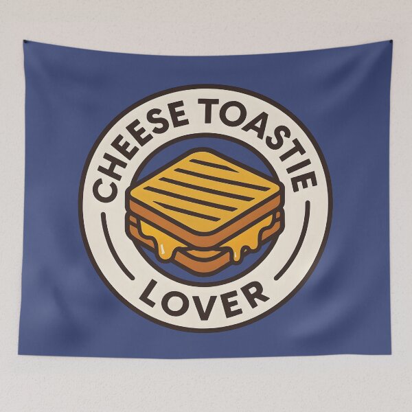 Item preview, Cheese Toastie Lover Ring Sticker: Clean Vector Art designed and sold by WAUZ.