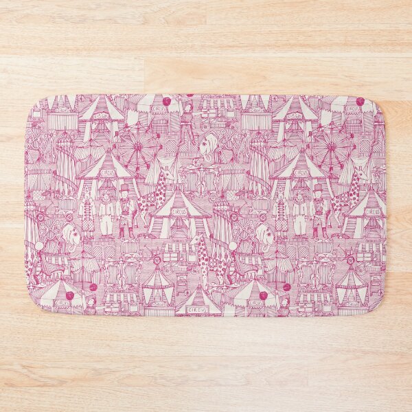 Item preview, retro circus pink ivory designed and sold by scrummy.