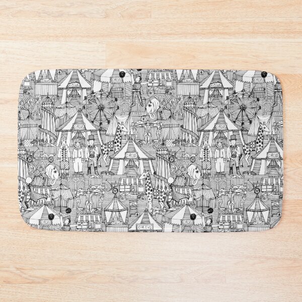 Item preview, retro circus black white designed and sold by scrummy.