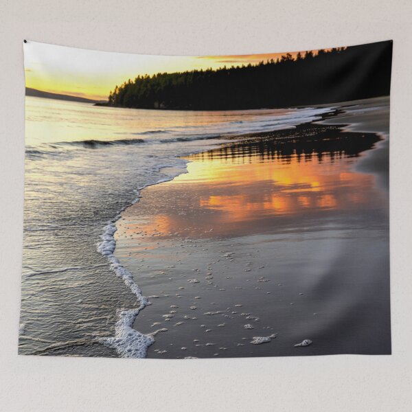 Item preview, Golden Sunset Reflections on a Quiet Shore designed and sold by Exodoi.