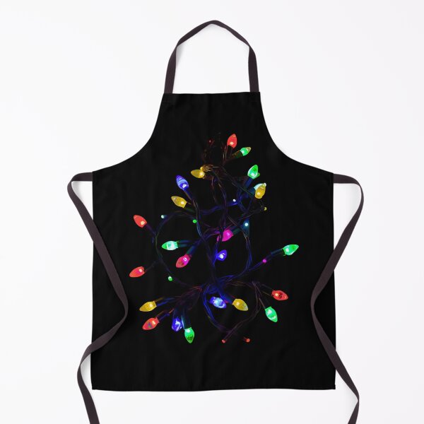 Item preview, Glowing Multicolored Christmas Lights on Dark Background – Festive Holiday Illustration designed and sold by PixelVibe782.