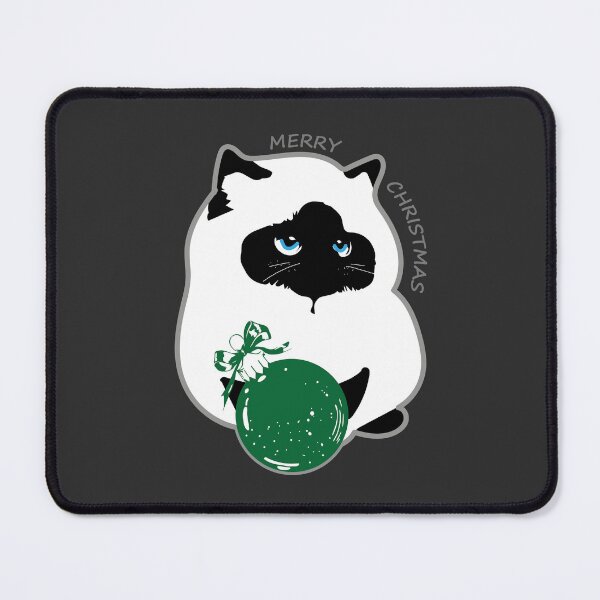 Item preview, MERRY CHRISTMAS CAT - Minimalist Holiday Pet Greeting designed and sold by SKETCHYANDGRAPHIC.