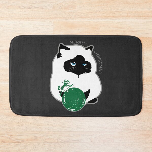 Item preview, MERRY CHRISTMAS CAT - Minimalist Holiday Pet Greeting designed and sold by SKETCHYANDGRAPHIC.
