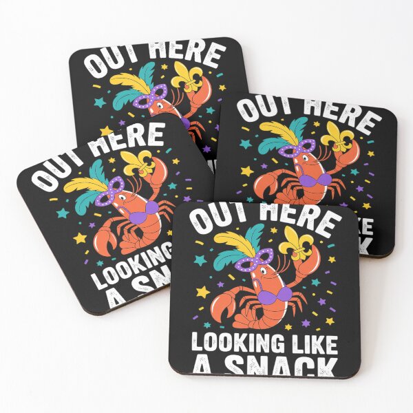 Item preview, Out here Looking Like a Snack Bougie Mardi Gras Crawfish  designed and sold by RoyTill0Art.