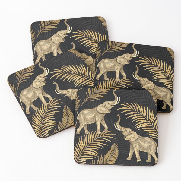 Item preview, Elephants with trunk up patterns  designed and sold by Lucky 777.