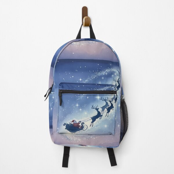 Item preview, “Santa Flying Across a Starry Sky” designed and sold by digisetumedia.