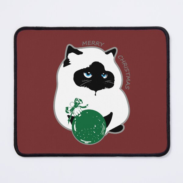 Item preview, MERRY CHRISTMAS CAT - Minimalist Holiday Pet Greeting designed and sold by SKETCHYANDGRAPHIC.