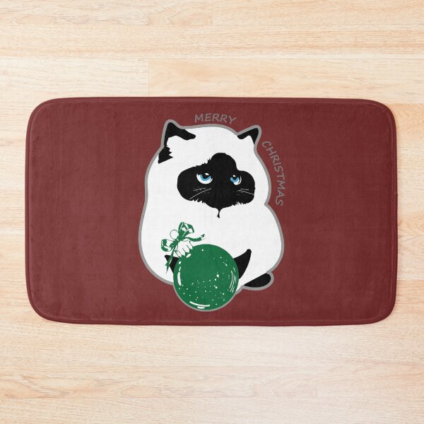 Item preview, MERRY CHRISTMAS CAT - Minimalist Holiday Pet Greeting designed and sold by SKETCHYANDGRAPHIC.