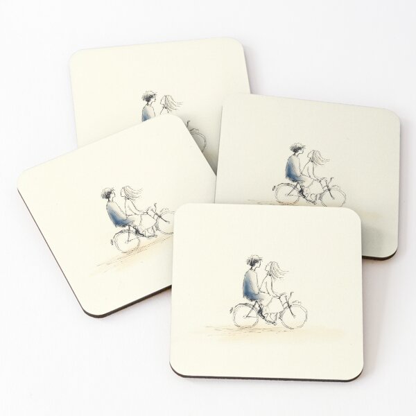 Item preview, Couple Riding a Bicycle designed and sold by lautir.