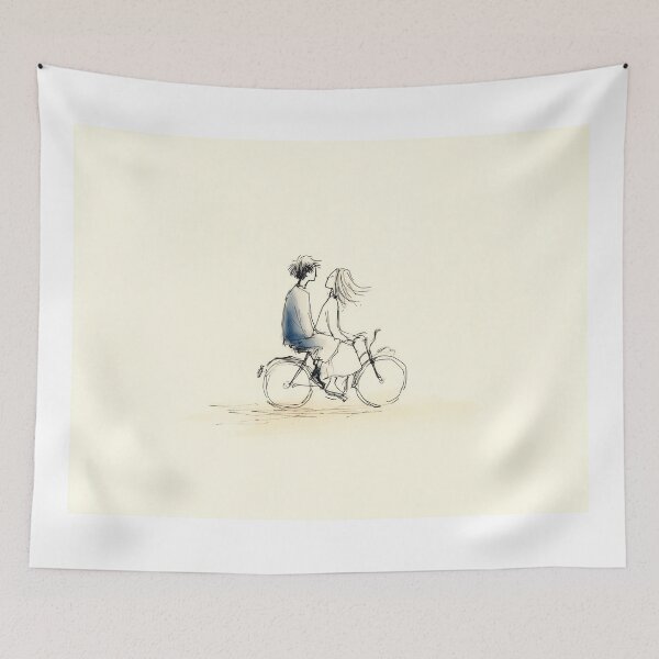 Item preview, Couple Riding a Bicycle designed and sold by lautir.
