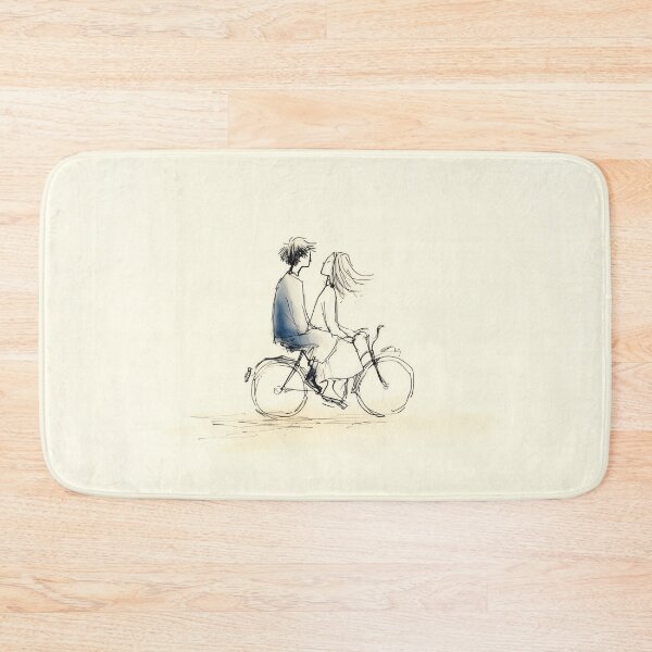 Item preview, Couple Riding a Bicycle designed and sold by lautir.