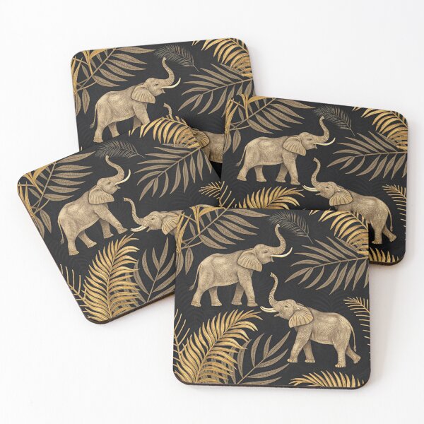 Item preview, Elephants with trunk up patterns  designed and sold by Lucky 777.