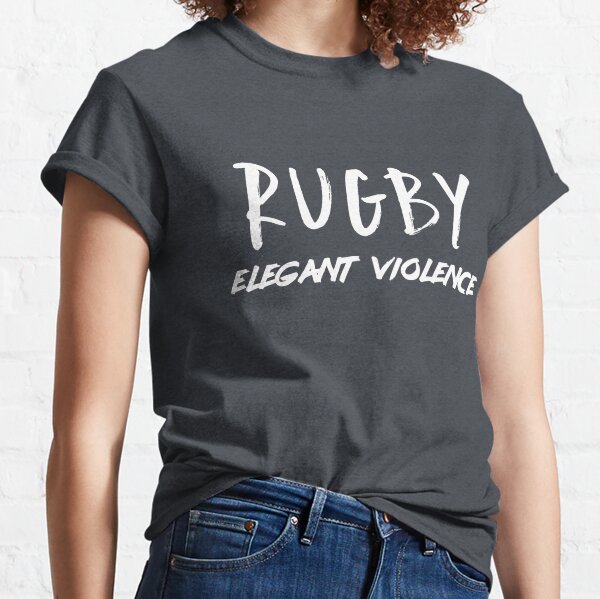Rugby Elegant Violence Classic T-Shirt