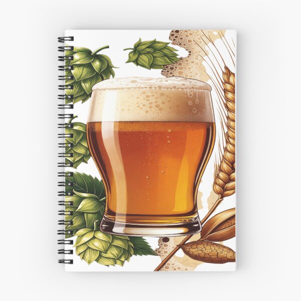 Item preview, Beer Lover Design – Craft Beer Pint with Hops Retro Style Sticker designed and sold by Sushikidsntoddlers.