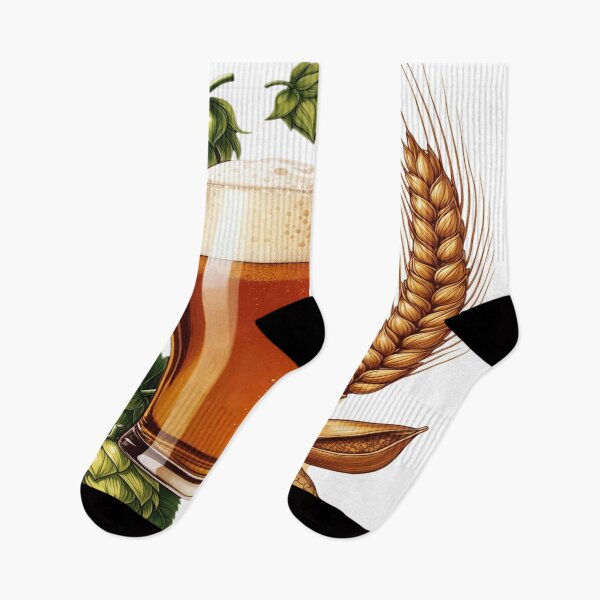 Item preview, Beer Lover Design – Craft Beer Pint with Hops Retro Style Sticker designed and sold by Sushikidsntod.