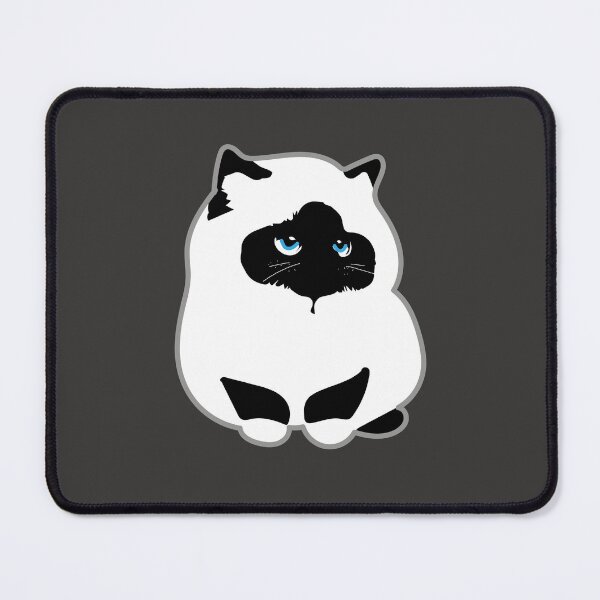 Item preview, Minimalist Birman Cat Line Art - Blue Eyes Aesthetic Pet Portrait designed and sold by SKETCHYANDGRAPHIC.