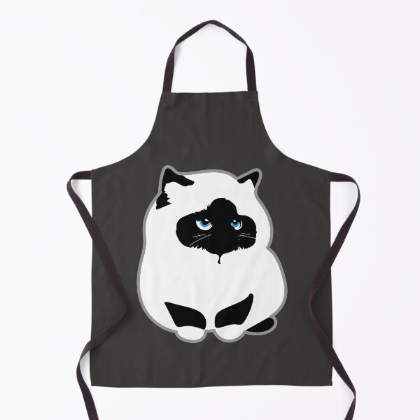 Item preview, Minimalist Birman Cat Line Art - Blue Eyes Aesthetic Pet Portrait designed and sold by SKETCHYANDGRAPHIC.