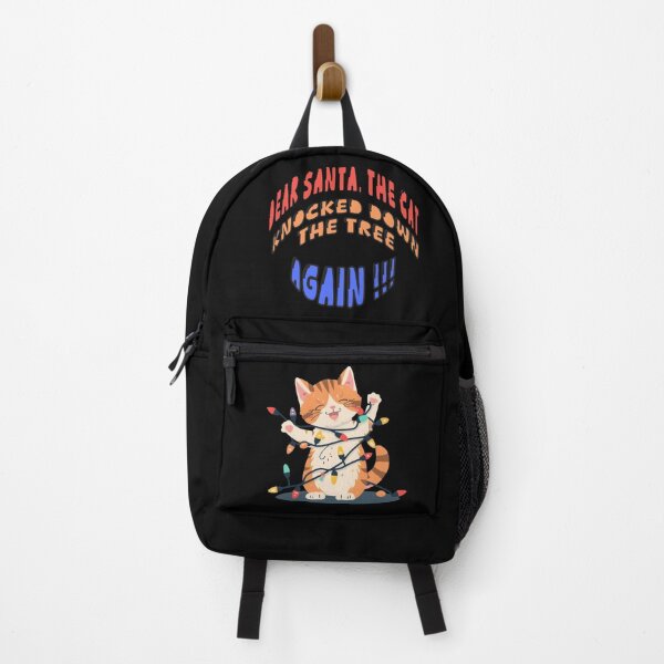 Item preview, Dear Santa, the Cat Knocked Down the Tree Again – Funny Christmas Cat Design designed and sold by TestudoDesign.