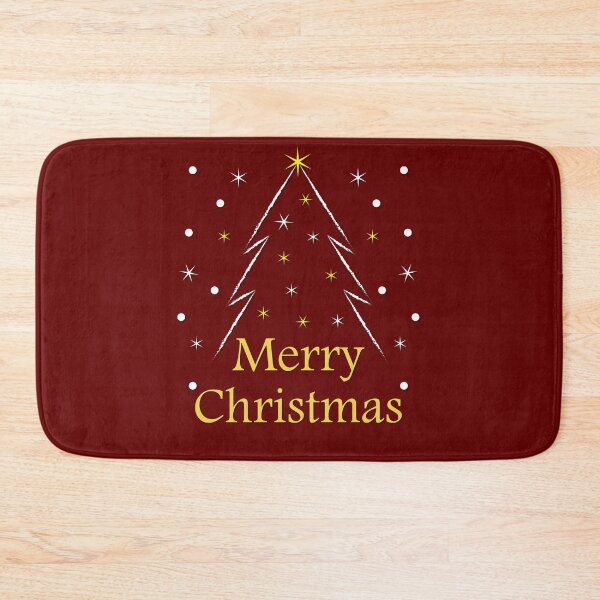 Item preview, Merry Christmas Tree Emblem designed and sold by DesignOnTshirt.