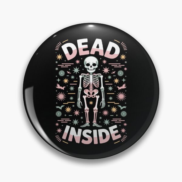 Item preview, Dead Inside Skeleton Casual Halloween designed and sold by DetroitMug.