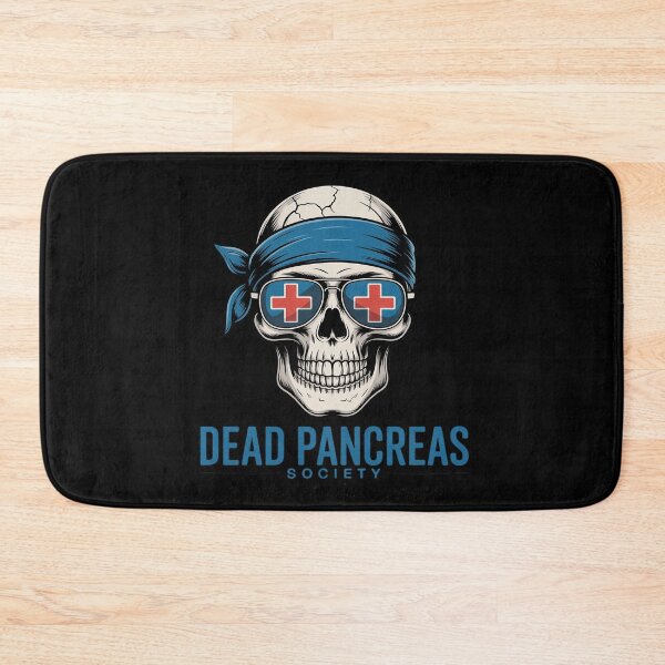 Item preview, Dead Pancreas Society Halloween Sugarskull Bun Blue designed and sold by DetroitMug.