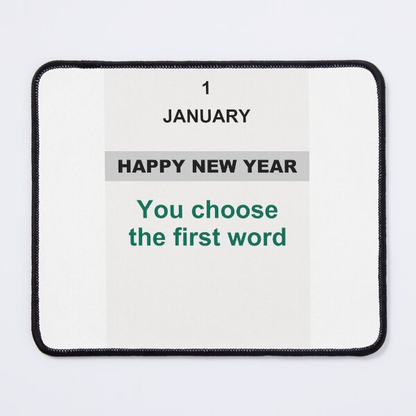 Item preview, Happy New Year - January 1, Edition: 4 designed and sold by ariksworld.