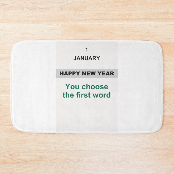 Item preview, Happy New Year - January 1, Edition: 4 designed and sold by ariksworld.