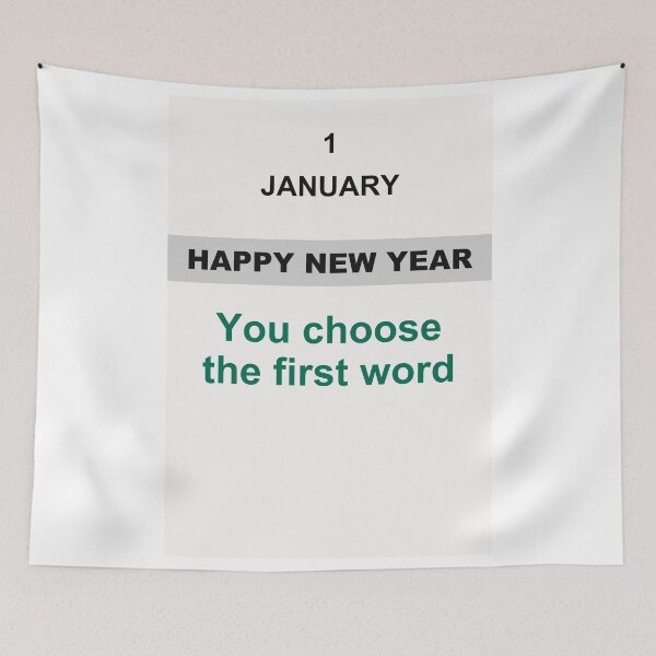 Item preview, Happy New Year - January 1, Edition: 4 designed and sold by ariksworld.