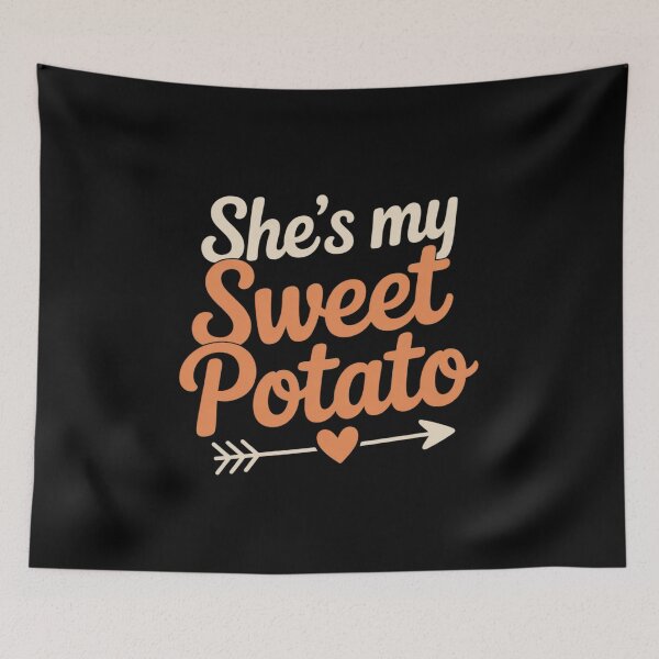 Item preview, She's My Sweet Potato I Yam Thanksgiving Couples  designed and sold by VerseFarm.