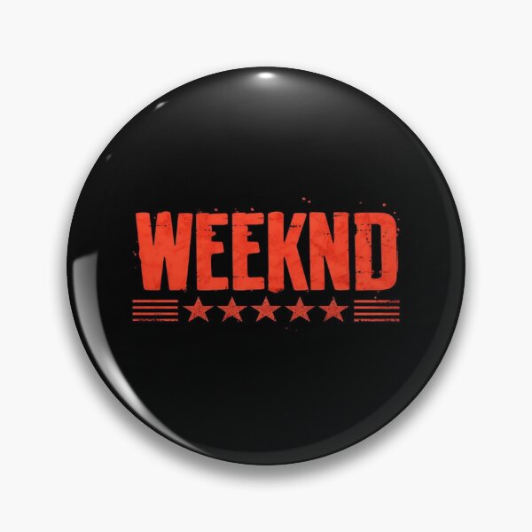 Item preview, Grunge WEEKND Red Stars & Stripes Design – Bold Urban Aesthetic for Music Fans, Streetwear & Posters designed and sold by Bright Nest Studio.