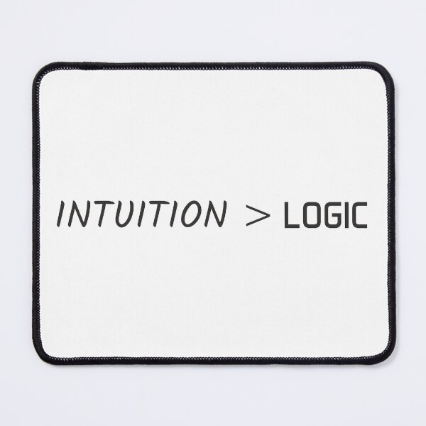 Item preview, Intuition > Logic – Minimal Spiritual Design designed and sold by Lumawear .